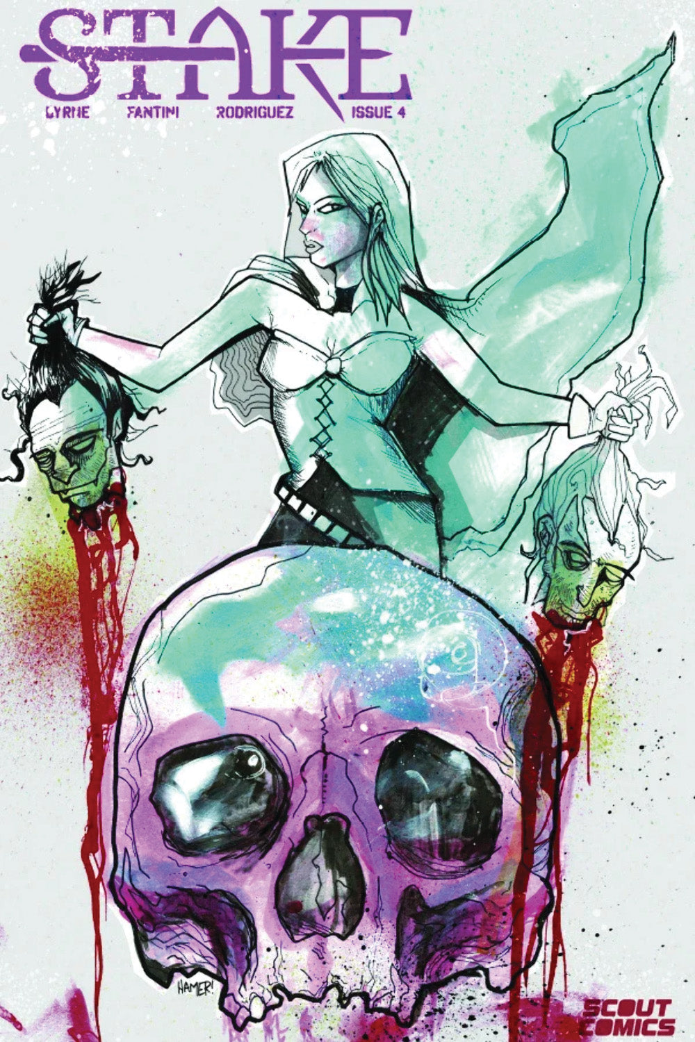 The Stake Issue 3 variant Cover by Chris Hamer