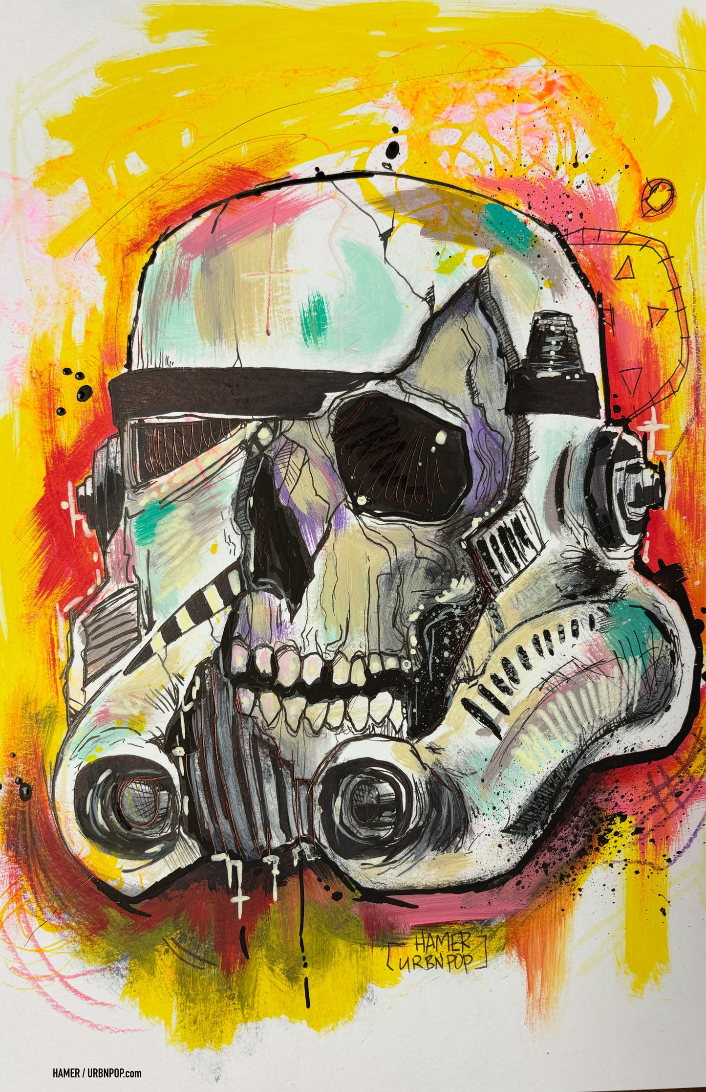 Troopers can hit targets signed 11x17 print