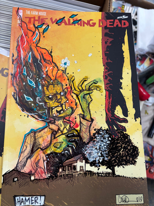 Remarked final issue of the Walking Dead comic series