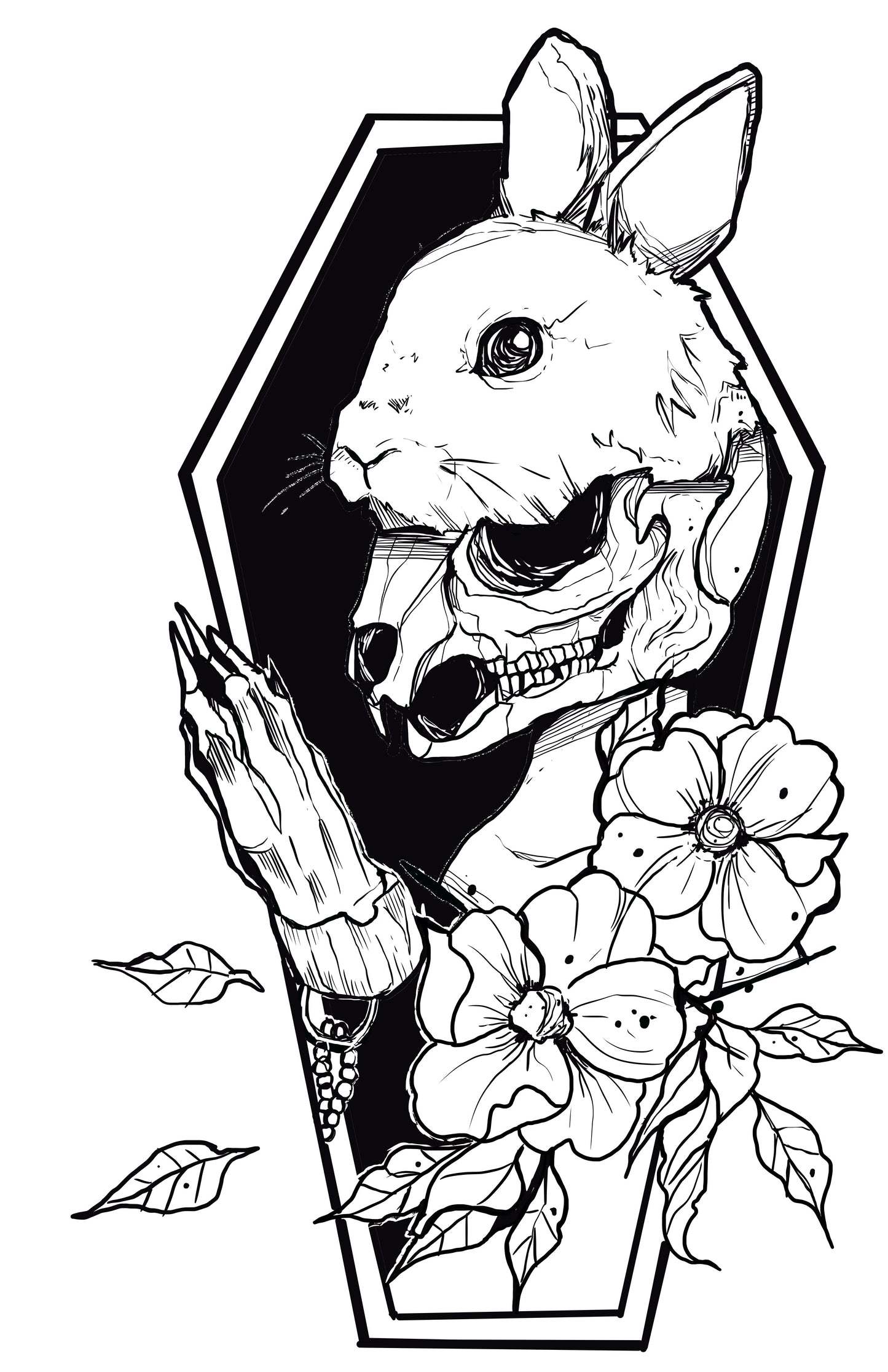 Rabbit afterlife 11x17 signed print