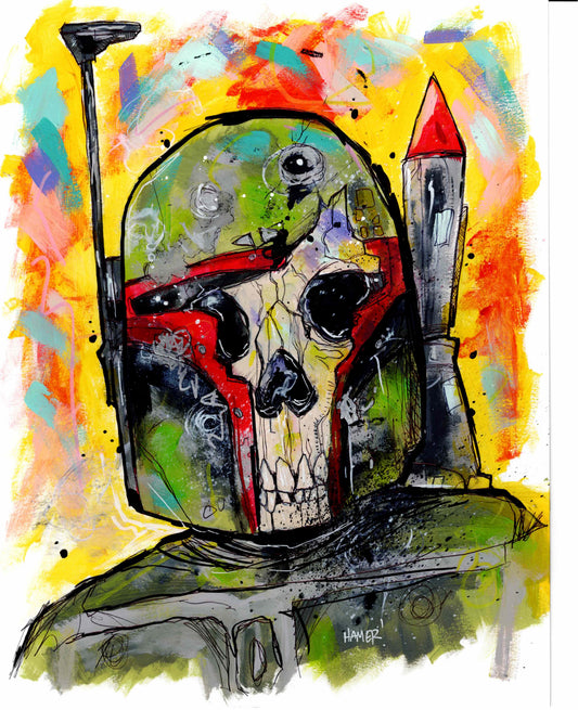 Where? Where is he? 11x17 signed print
