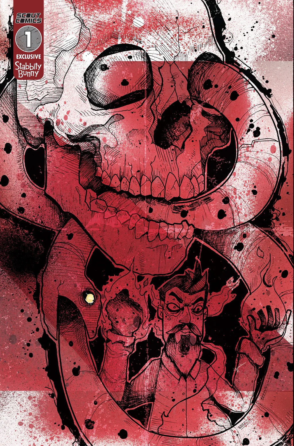 Stabbity bunny Special variant cover by Chris Hamer