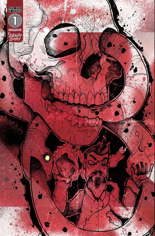 Stabbity bunny Special variant cover by Chris Hamer